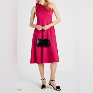 NEW NWT Kate Spade One Shoulder Sabrina Dress Size 4 Rosa Plum